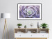 Wall Poster Purple Succulent - plant composition in lavender-colored leaves 117208 additionalThumb 14