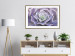 Wall Poster Purple Succulent - plant composition in lavender-colored leaves 117208 additionalThumb 22