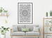 Poster Monochromatic Mandala - black and white oriental patterns in Zen style 122308 additionalThumb 4
