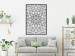 Poster Monochromatic Mandala - black and white oriental patterns in Zen style 122308 additionalThumb 3