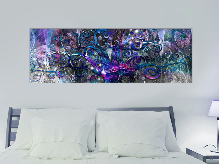 Canvas Print Tree like from fairy tale - abstract inspired by work of Gustav Klimt 127208 additionalImage 3