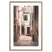 Wall Poster Retro Alley - urban architecture of a stone alleyway in sepia tone 128608 additionalThumb 20