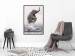 Poster Surfing - abstract and whimsical elephant on a surfboard falling into the water 132208 additionalThumb 4