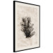 Wall Poster Oceanic Flora - black plant composition on a beige textured background 134508 additionalThumb 2