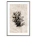 Wall Poster Oceanic Flora - black plant composition on a beige textured background 134508 additionalThumb 18