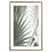 Poster Great Brilliance - tropical composition of green leaves on a light background 135308 additionalThumb 18