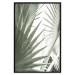 Poster Great Brilliance - tropical composition of green leaves on a light background 135308 additionalThumb 2