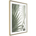 Poster Great Brilliance - tropical composition of green leaves on a light background 135308 additionalThumb 17