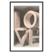 Wall Poster Love in Hearts - texts in heart shapes with 3D effect on a light background 135508 additionalThumb 18