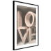 Wall Poster Love in Hearts - texts in heart shapes with 3D effect on a light background 135508 additionalThumb 20