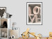 Wall Poster Love in Hearts - texts in heart shapes with 3D effect on a light background 135508 additionalThumb 6