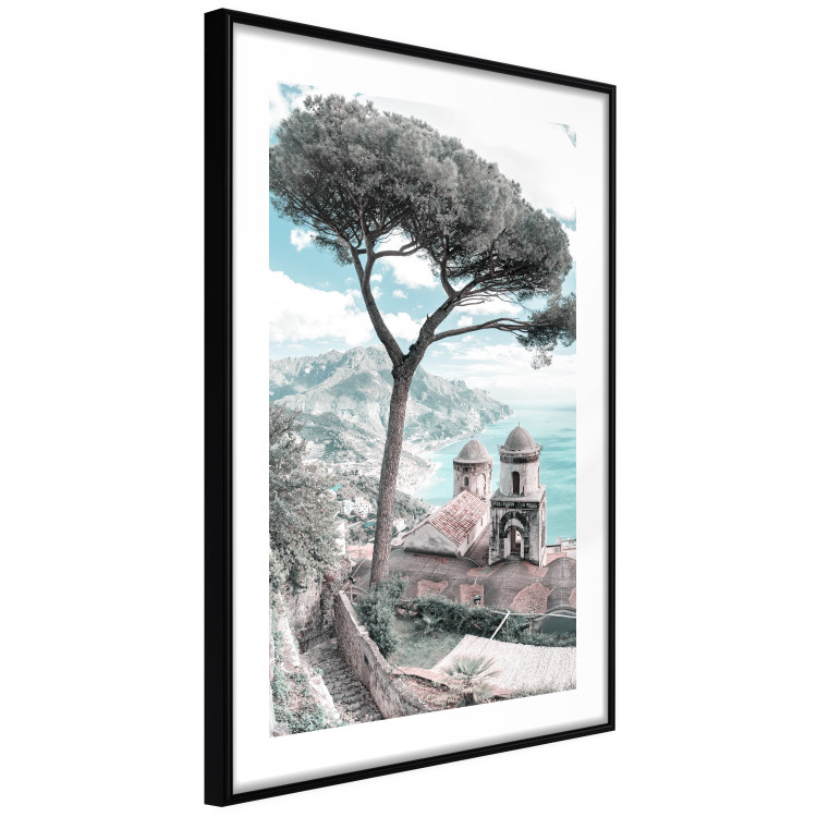 Poster Ravello - summer landscape of trees against the backdrop of the sea and Italian architecture 135908 additionalImage 5