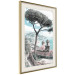 Poster Ravello - summer landscape of trees against the backdrop of the sea and Italian architecture 135908 additionalThumb 3