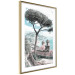 Poster Ravello - summer landscape of trees against the backdrop of the sea and Italian architecture 135908 additionalThumb 2