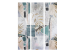 Room Divider Southern Mosaic (3-piece) - composition with a stone texture 136108 additionalThumb 3