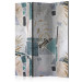 Room Divider Southern Mosaic (3-piece) - composition with a stone texture 136108