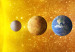 Canvas Art Print Order of Planets (1-piece) Wide - planets arranged in order 137308 additionalThumb 5