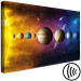 Canvas Art Print Order of Planets (1-piece) Wide - planets arranged in order 137308 additionalThumb 6