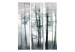 Room Separator Misty Forest (3-piece) - Delicate landscape of forest tree canopies 138108 additionalThumb 3