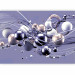 Wall Mural Dynamic space with balls in the purple - Modern abstraction 138408 additionalThumb 5