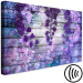 Canvas Print Lavender Charm (1-piece) Wide - purple flowers and planks in the background 138608 additionalThumb 6