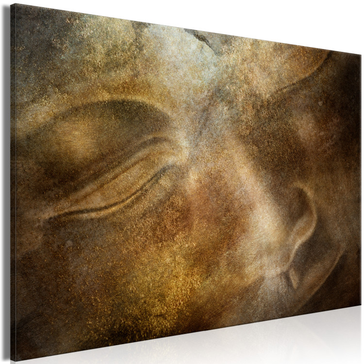 Canvas Print Buddy's Thoughts (1-piece) Wide - oriental composition in Zen style 138808 additionalImage 2