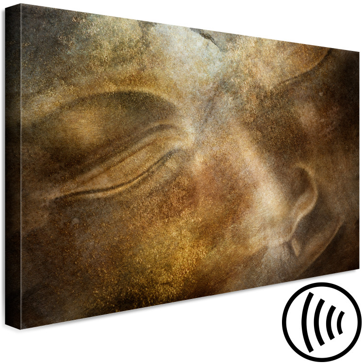 Canvas Print Buddy's Thoughts (1-piece) Wide - oriental composition in Zen style 138808 additionalImage 6