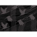 Photo Wallpaper Flying cranes - birds flying on striped dark abstract background 144608 additionalThumb 1
