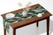 Table Runner Gold-green leaves - a floral pattern 147208 additionalThumb 4