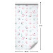 Modern Wallpaper Spring - Pastel Butterflies, Flowers, Leaves and Feathers on a White Background 149908 additionalThumb 7
