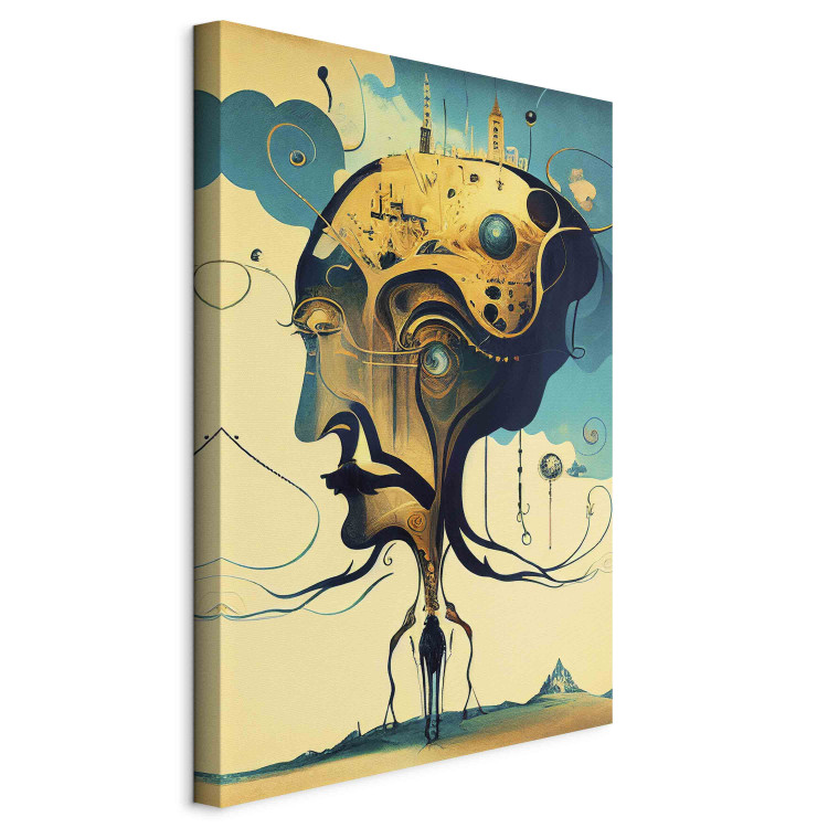 Large canvas print Surrealistic Portrait - An Abstract Representation of a Man [Large Format] 151108 additionalImage 2