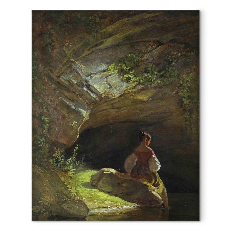 Reproduction Painting Maedchen vor der Grotte 154808