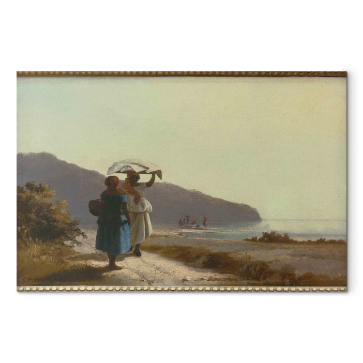 Reproduction Painting Zwei Frauen, sich am Strand unterhaltend, Saint-Thomas 158408 additionalImage 7