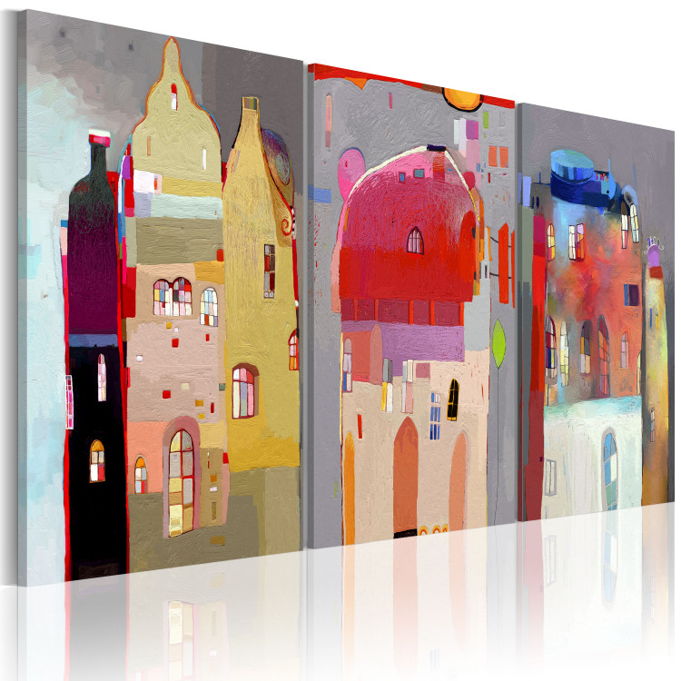 Canvas Print Abstract houses 48908 additionalImage 2
