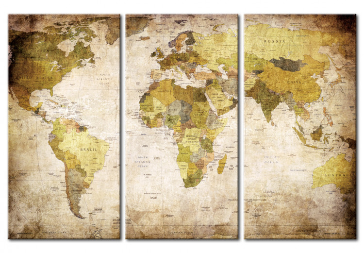 Canvas Old continents 50208
