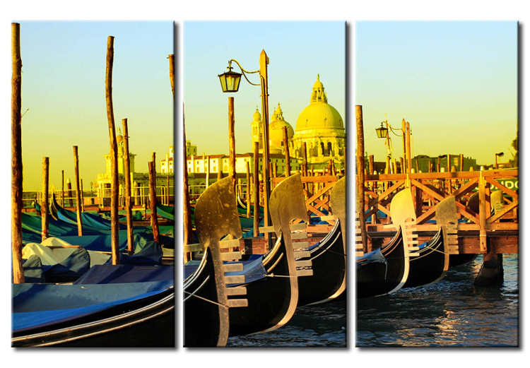 Canvas Print Venetian Gondolas 50508