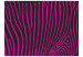 Photo Wallpaper Zebra pattern (violet) 61008 additionalThumb 1