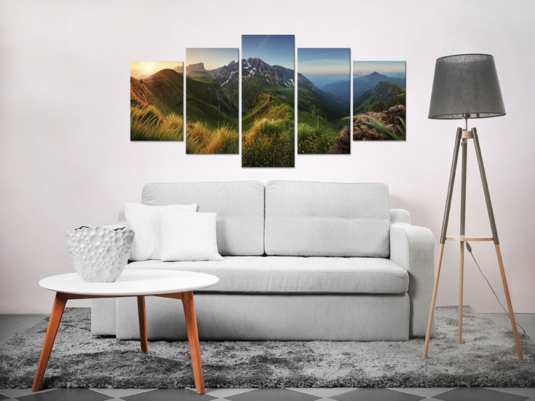Canvas Art Print Green Valley 70908 additionalImage 3