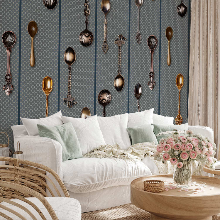 Modern Wallpaper Decorative Spoons 93208