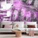 Photo Wallpaper Berlin - collage (violet) 96608