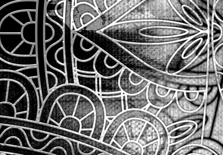 Canvas Print Mandala: Grey Depths 97508 additionalImage 5