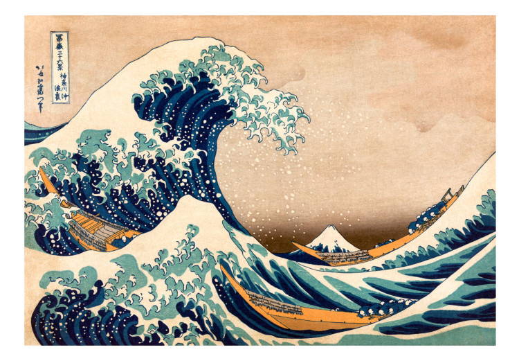 Photo Wallpaper Hokusai: The Great Wave off Kanagawa (Reproduction) 97908 additionalImage 1