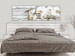 Canvas Orchid and Planks (1-piece) - White Flowers on Gray Wood Background 106218 additionalThumb 3