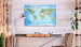 Decorative Pinboard World Map: Blue Planet [Cork Map - Polish Text] 106518 additionalThumb 3