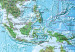 Decorative Pinboard World Map: Blue Planet [Cork Map - Polish Text] 106518 additionalThumb 7