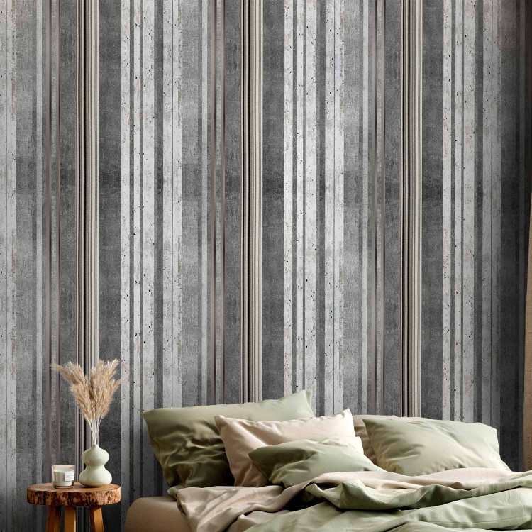Modern Wallpaper Stripes on Concrete 107618 additionalImage 4