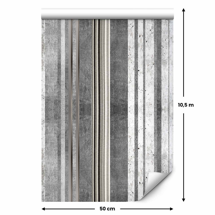Modern Wallpaper Stripes on Concrete 107618 additionalImage 2