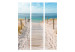 Room Divider Screen Seaside Vacation - seascape of sea and sand against a blue sky 108118 additionalThumb 3