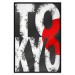 Poster Tokyo - large English text in the colors of the Japanese flag on a black background 114318 additionalThumb 17