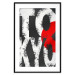 Poster Tokyo - large English text in the colors of the Japanese flag on a black background 114318 additionalThumb 18